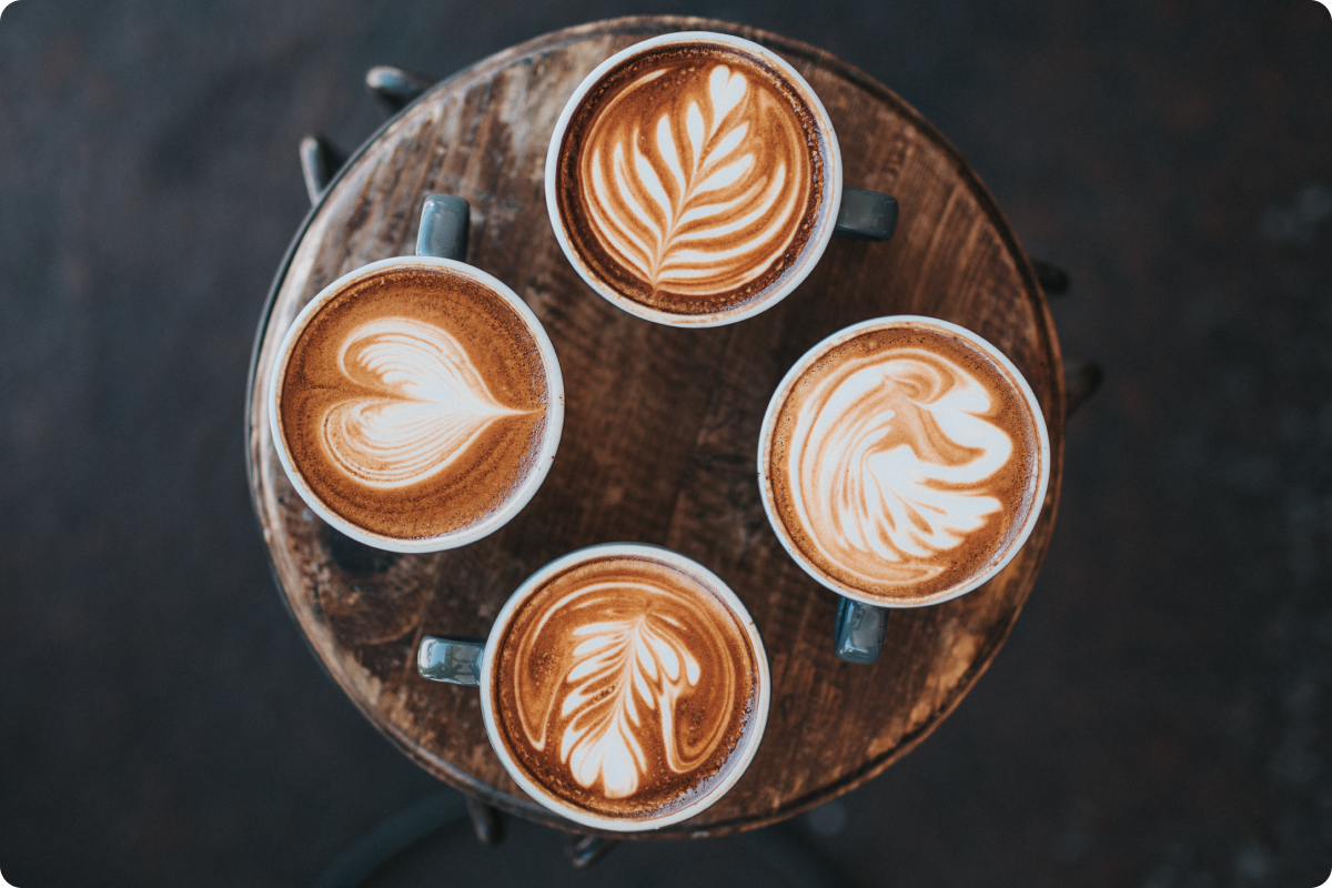El arte del café latte